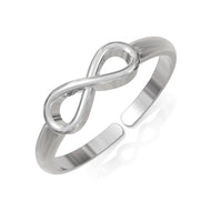 Adjustable Infinity Shine Ring