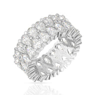 Delicate Crown Diamond Ring