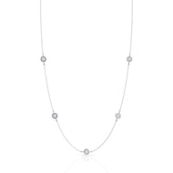 Blissful Charm Silver Necklace