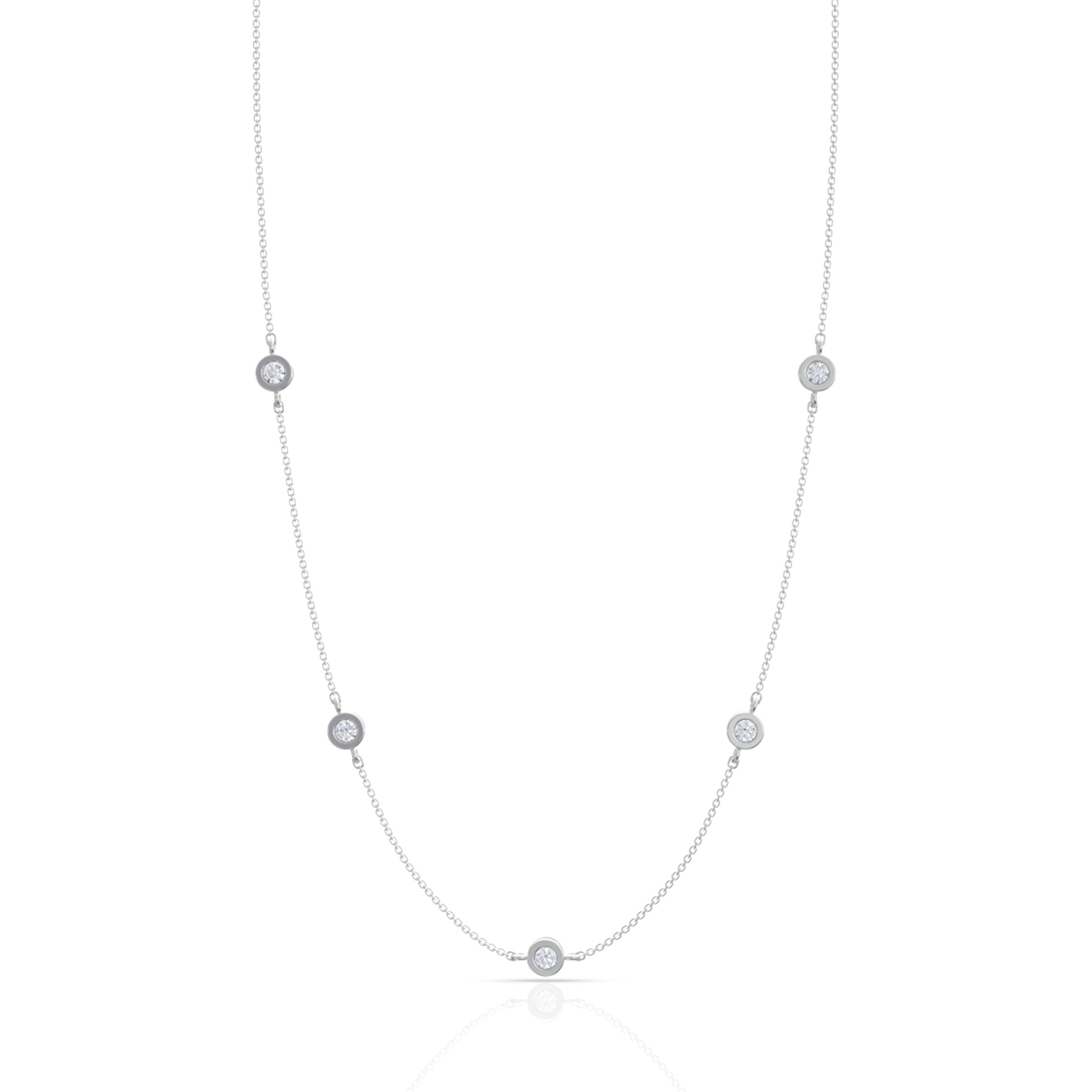 Blissful Charm Silver Necklace
