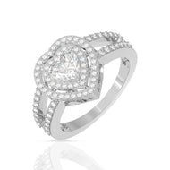 Heartfelt Beauty Sterling Silver Ring