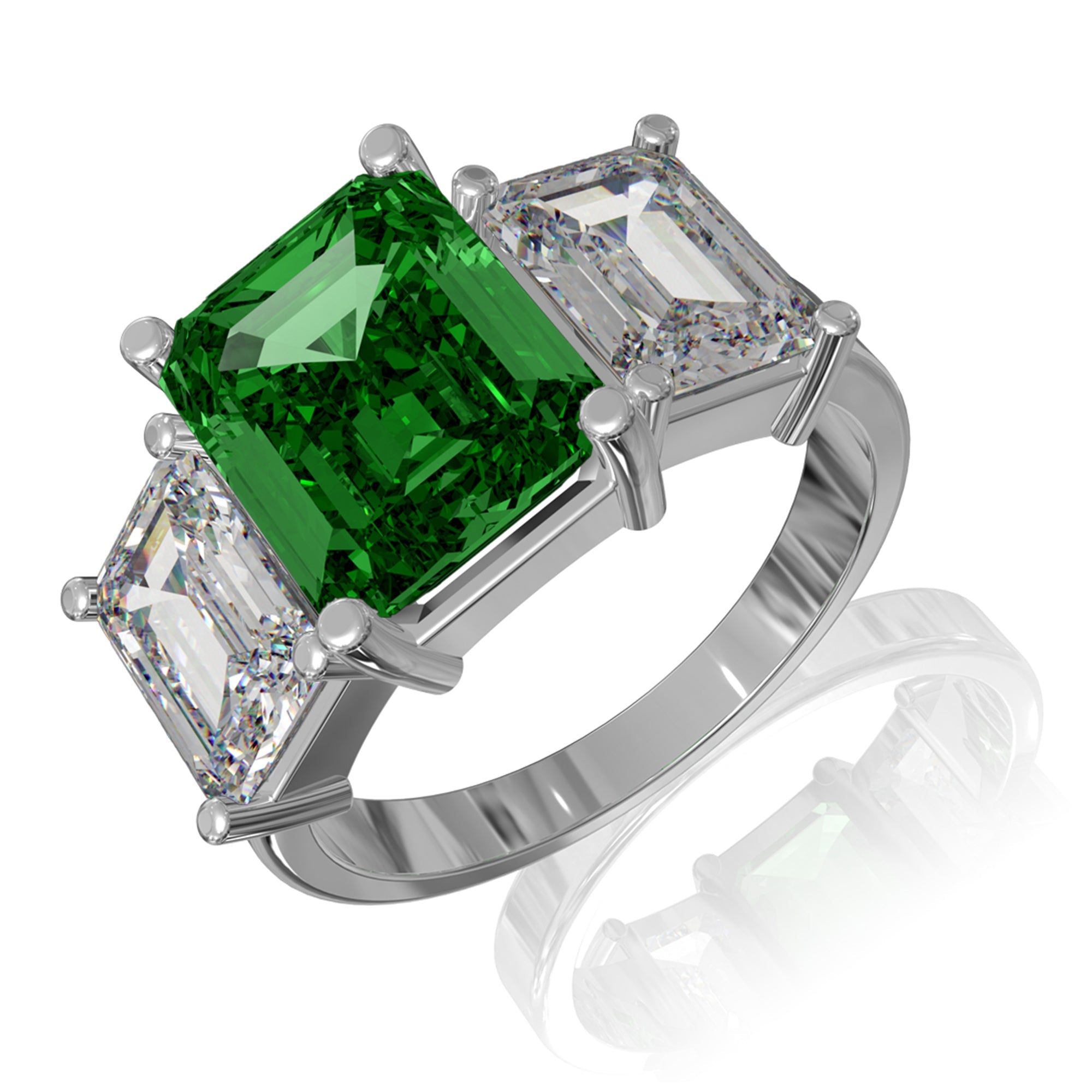 Green Crystal Ring