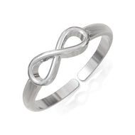 Adjustable Infinity Shine Ring