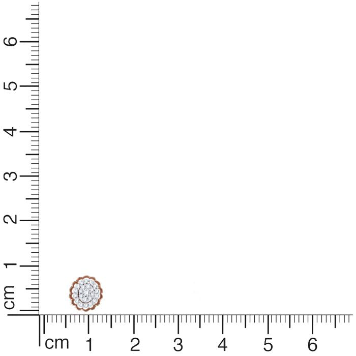 18K Colourful Floweret Studs for Classic Elegance