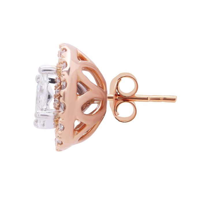 18K Vibrant Floweret Elegance Studs