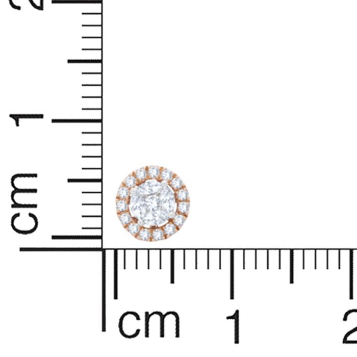 18K Vibrant Floweret Elegance Studs