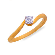 Slender Elegance Solitaire Women Ring
