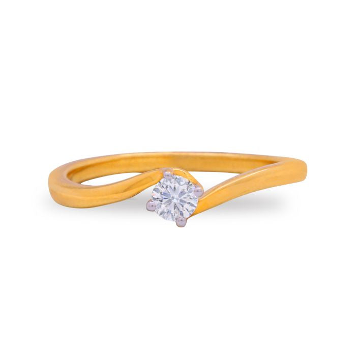 Slender Elegance Solitaire Women Ring