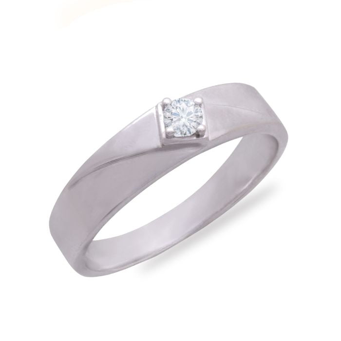 Sophisticated Radiance Men Diamond Ring18K