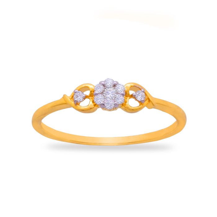 Effortless Charm Diamond Ring for Women