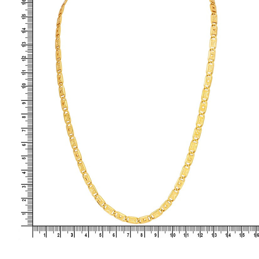 Delicate Radiance Gold Chain For Men
