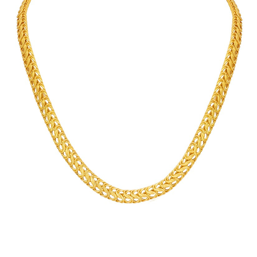Majestic Glow Gold Chain For Men