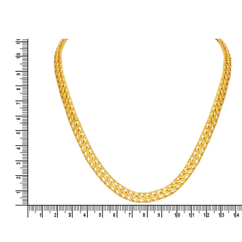 Majestic Glow Gold Chain For Men