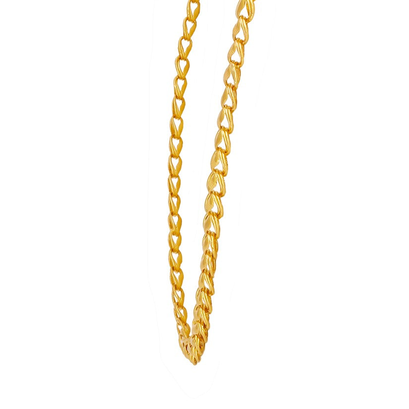 Elegant Swirl Gold Chain For Men