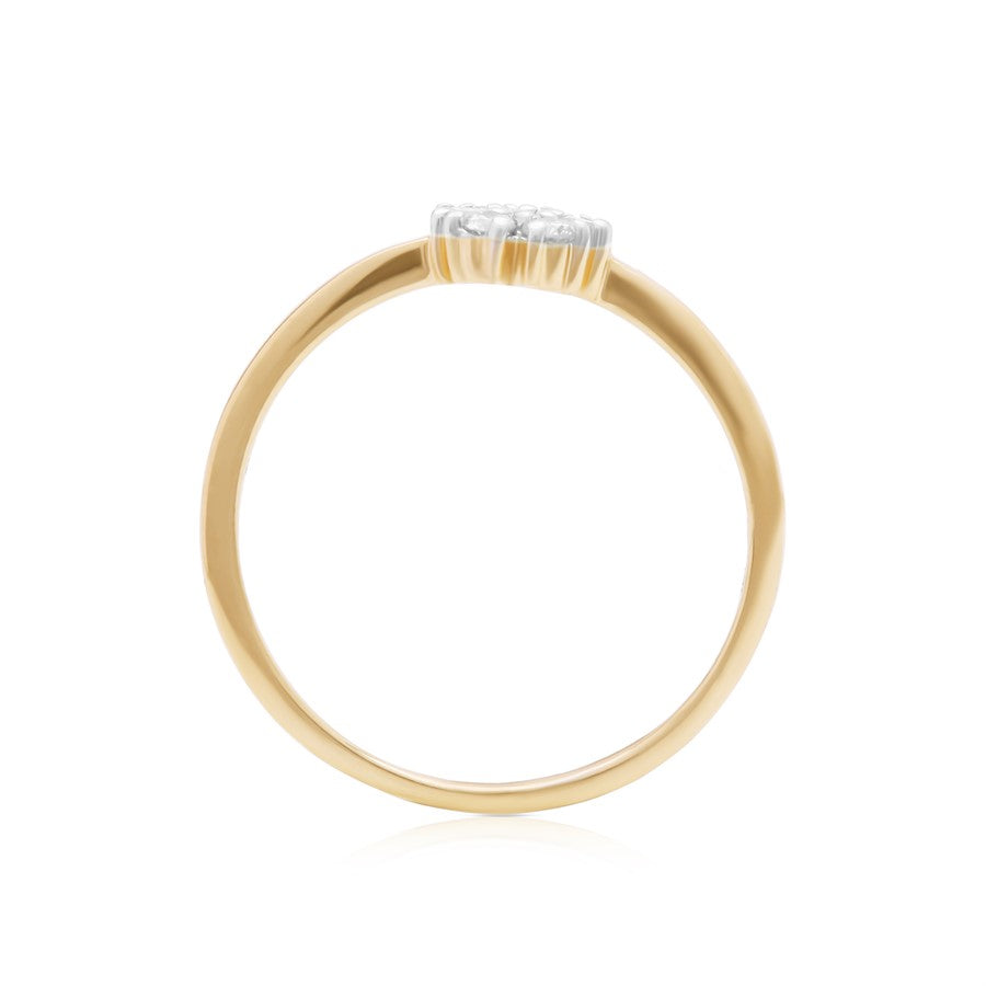 Dainty Flora Diamond Ring for Women