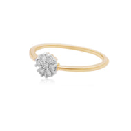 Dainty Flora Diamond Ring for Women