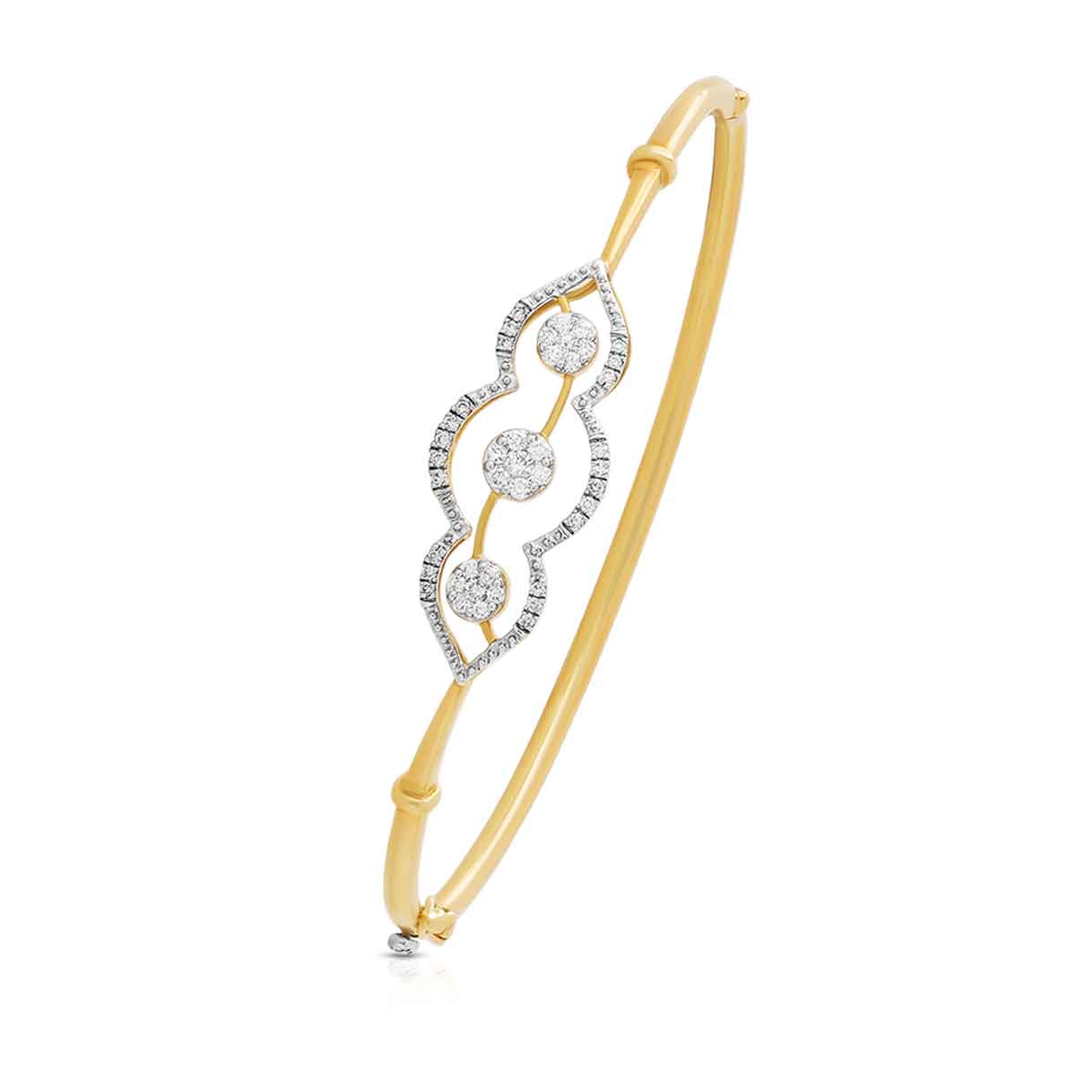 Contemporary Shine Diamond Kada