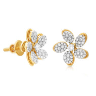 18K Chic Diamond Studs for Modern Style