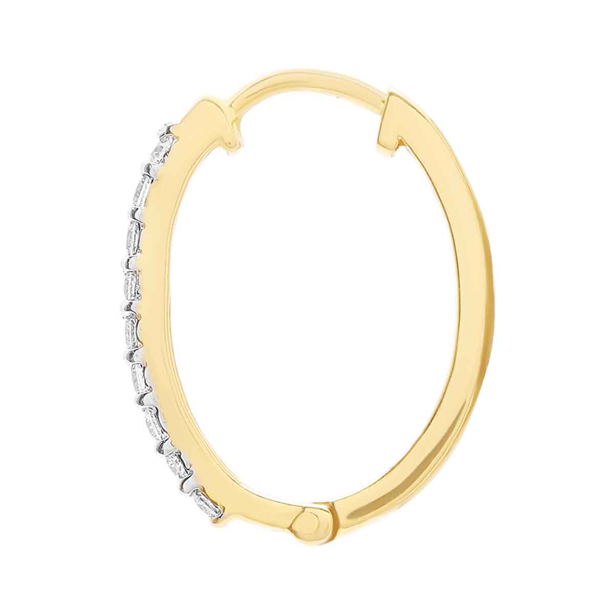 Sleek Gold Hoops with Minimal Flair