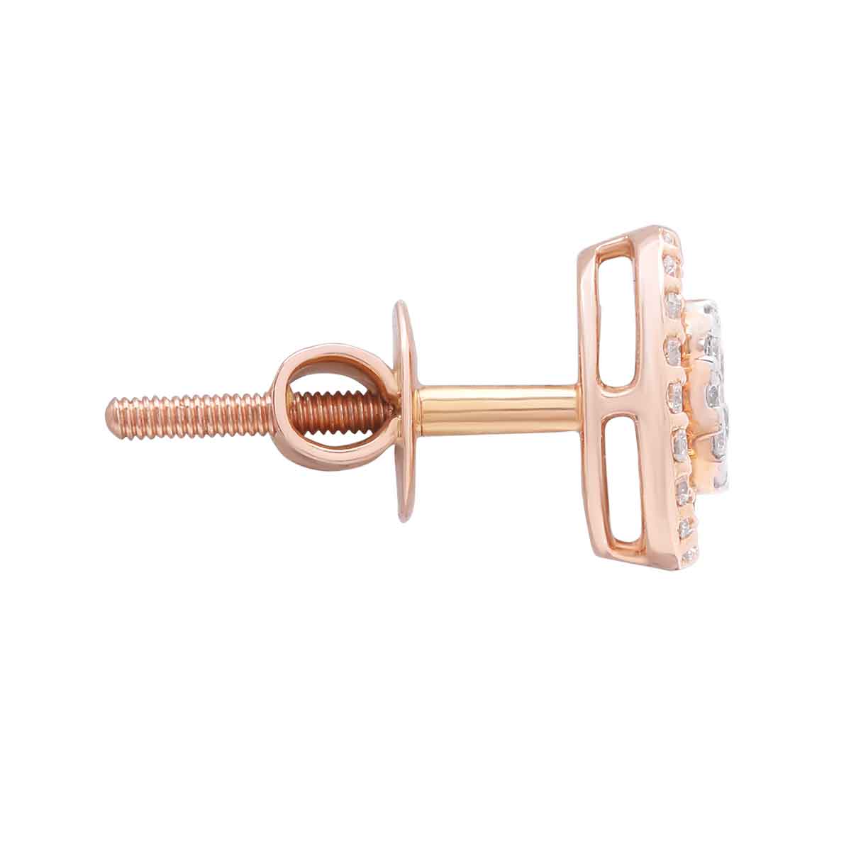 18K Rose Gold Studs for Everyday Wear