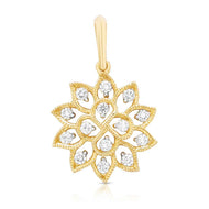 Enchanting Daisy Diamond Pendant