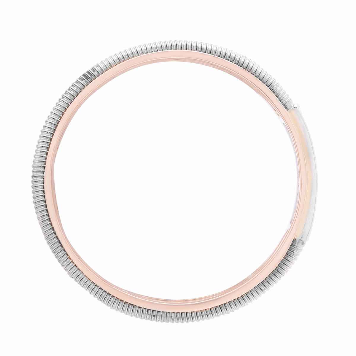 Spiral Brilliance Diamond Ring for Men 18K