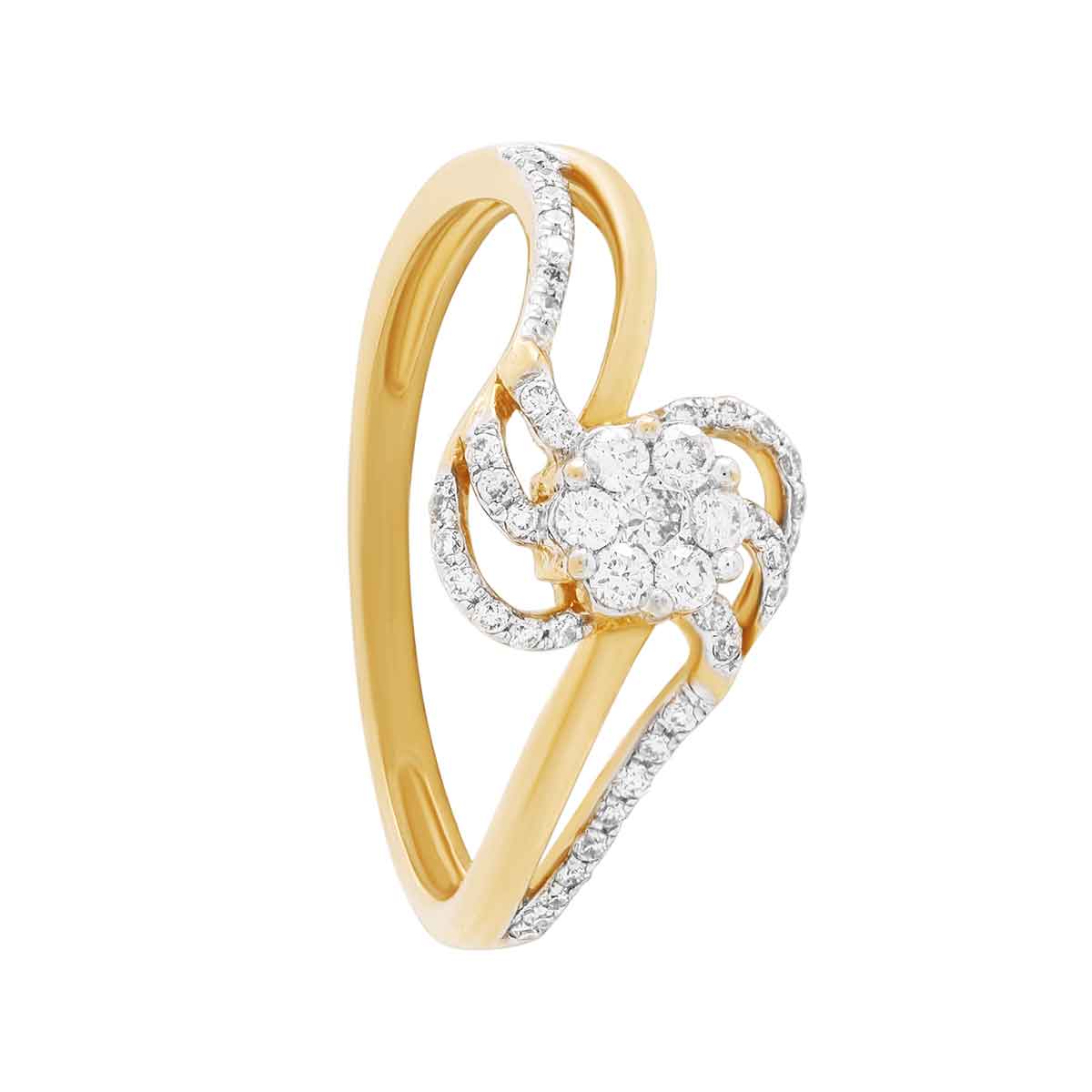 Chic Flora Charm Ring for Women