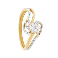 Chic Flora Charm Ring for Women