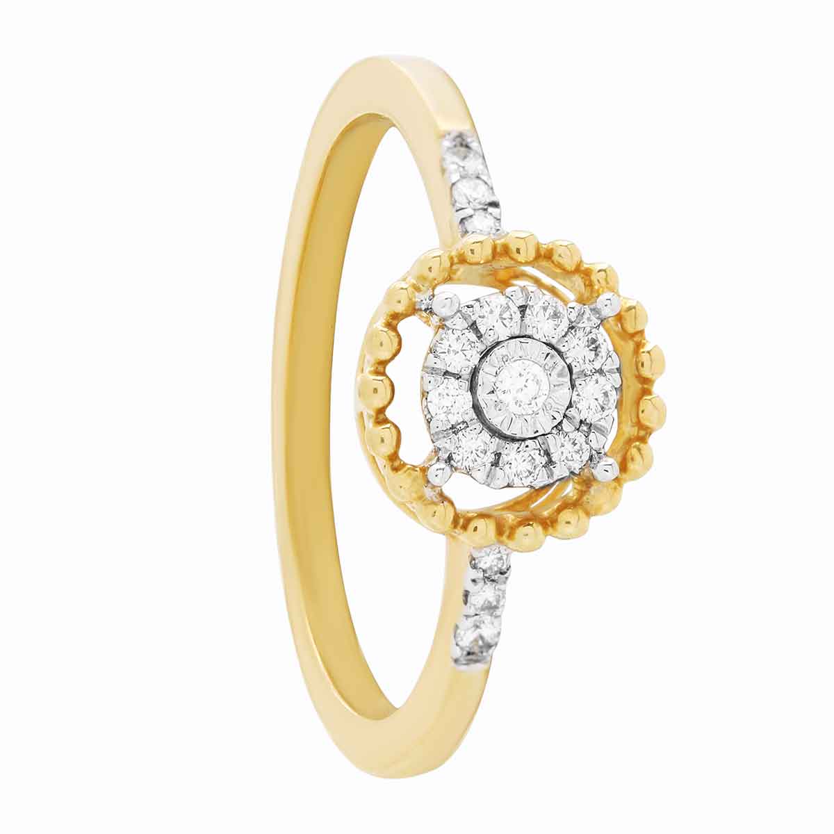 Soft Bloom Diamond Ring for Women