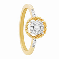 Soft Bloom Diamond Ring for Women