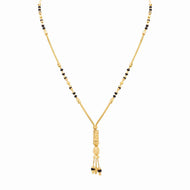 22K Gold Short Mangalsutra with Minimalist Flair