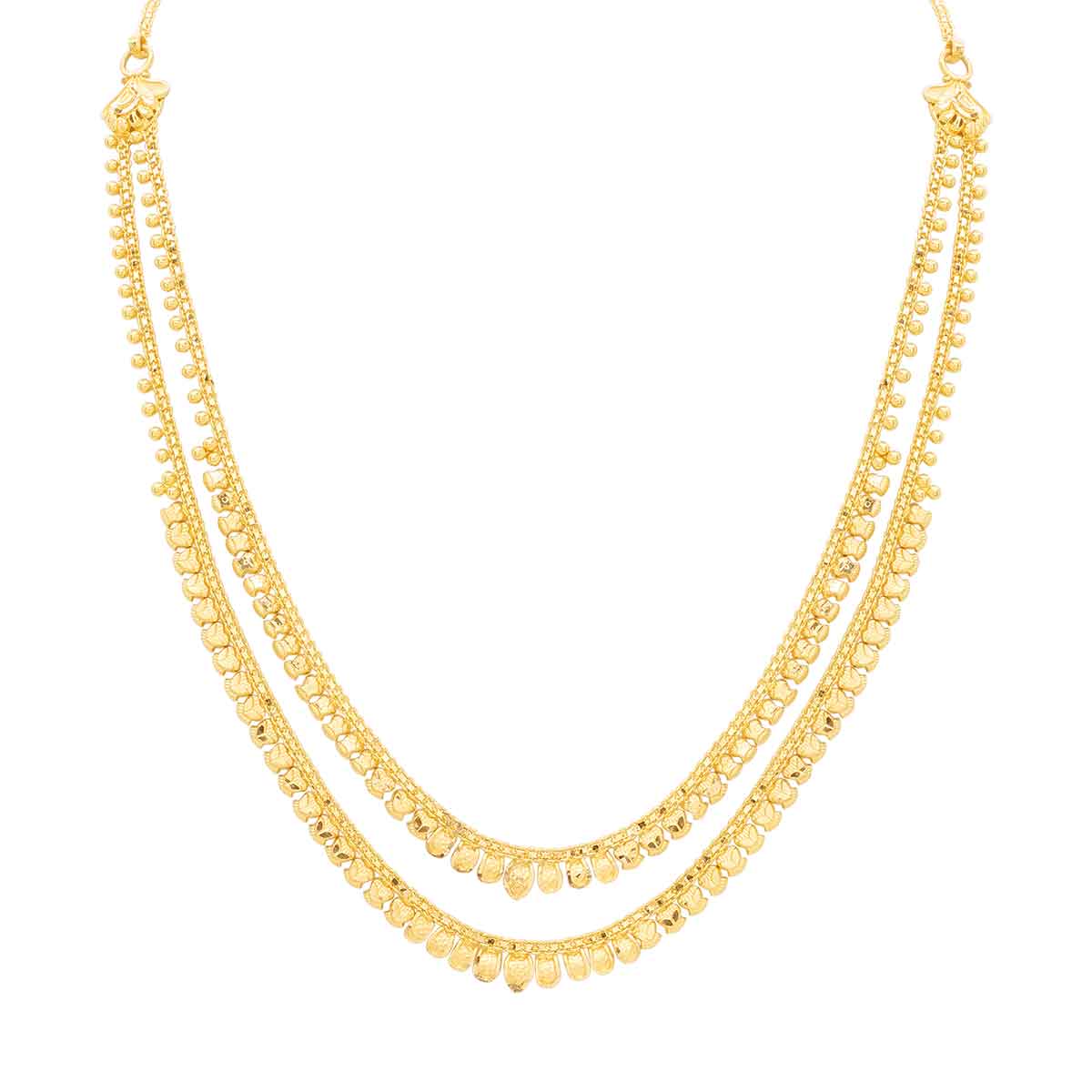 Gilded Elegance Gold Layer Necklace