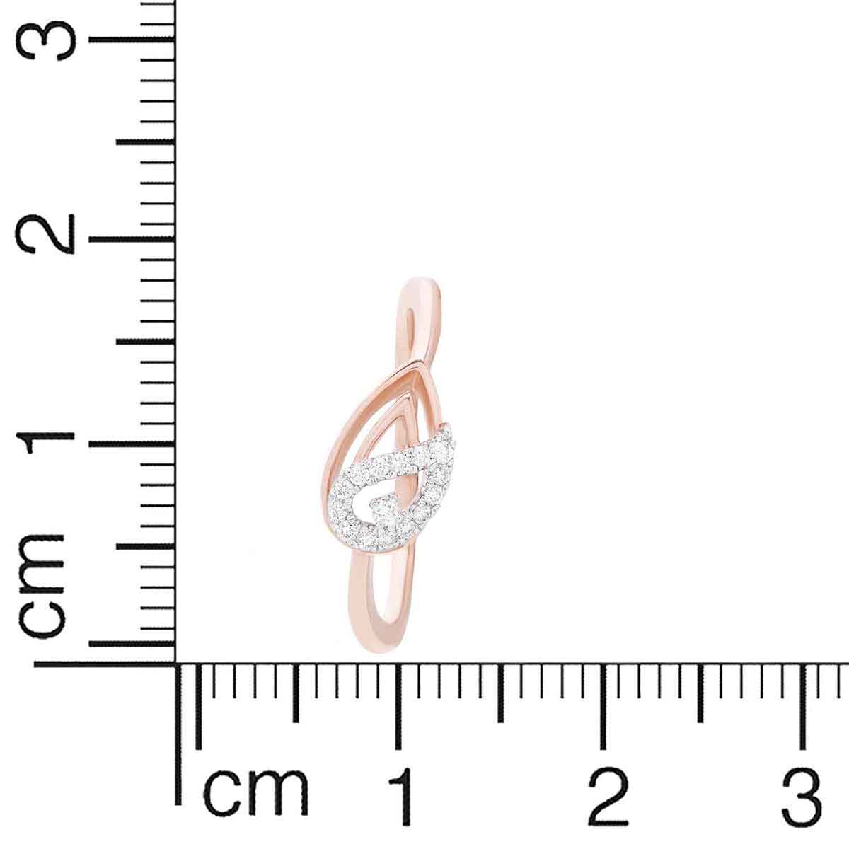 AlluRing for Women Paisley Shimmer Diamond Ring for Women