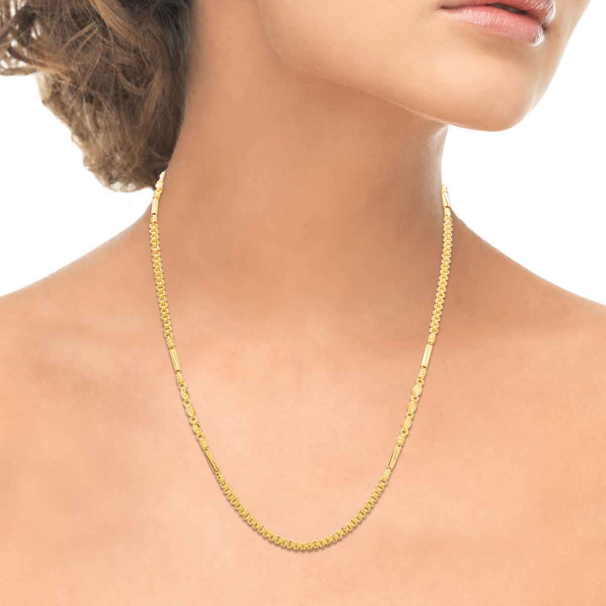 Bold Shine Gold Chain For Women
