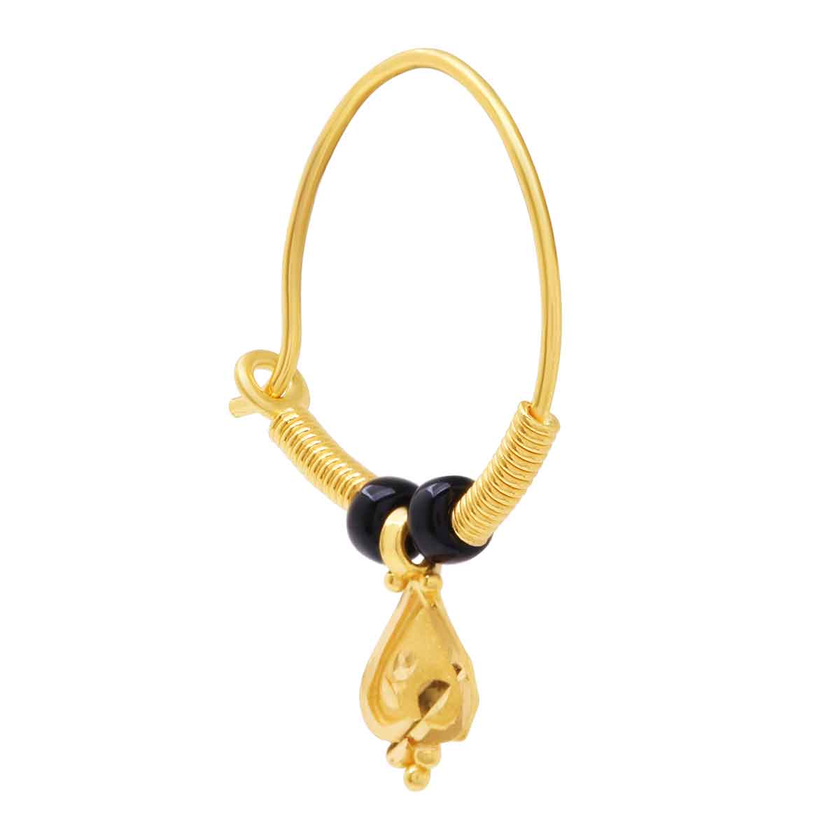 Charming 22K Kids Gold Hoops