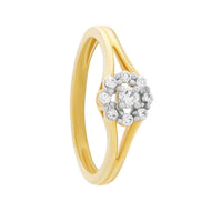 Delicate Flora Grace Diamond Ring for Women
