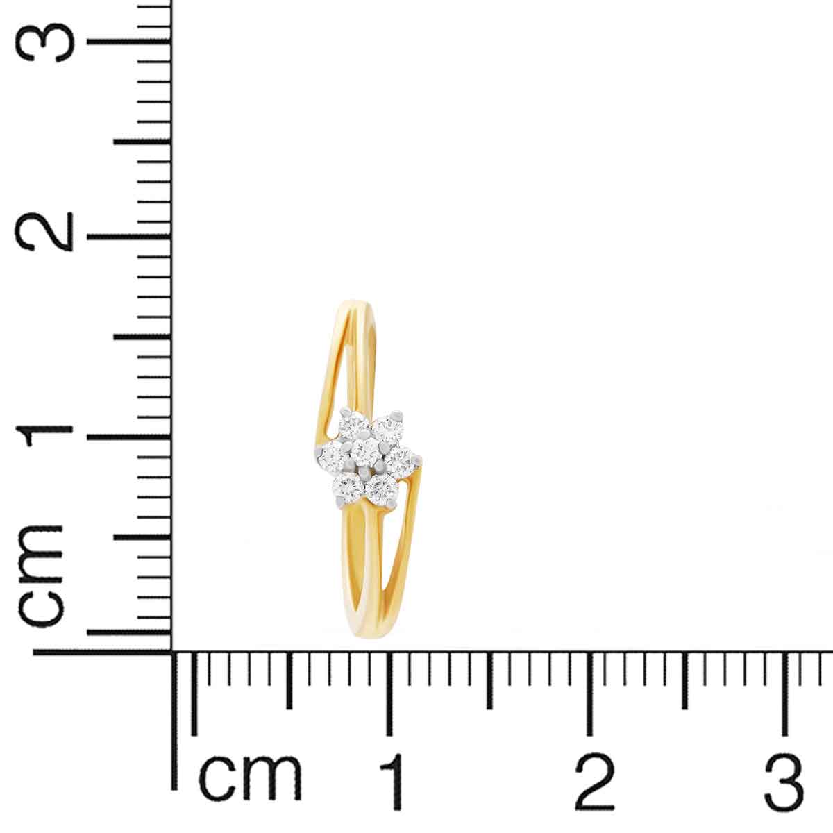 Charming Full Bloom Diamond Ring for Women