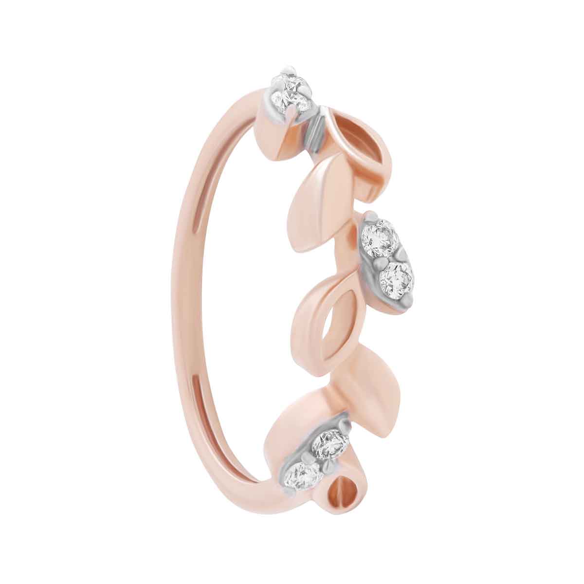 Charming Petal Harmony Diamond Women Ring
