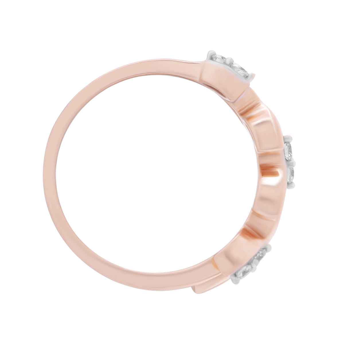 Charming Petal Harmony Diamond Women Ring