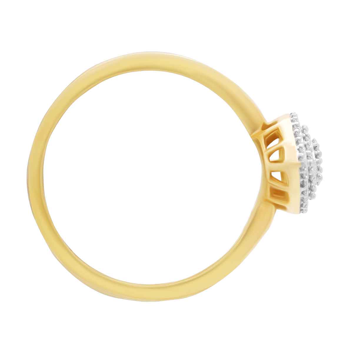 Sparkling Dew Drop Diamond Ring for Women
