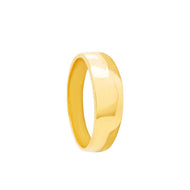 22K Polished Golden Band for Men