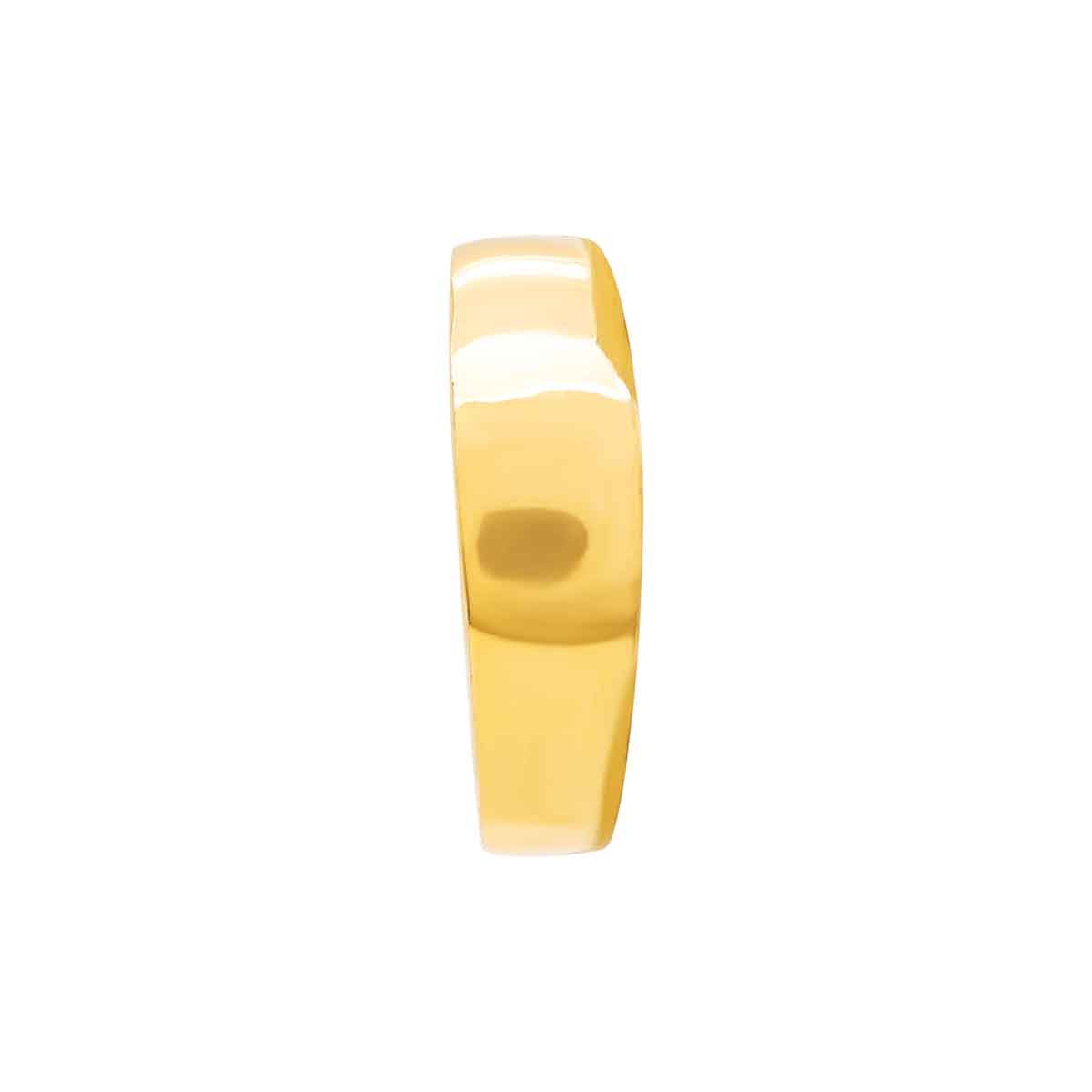 22K Polished Golden Band for Men