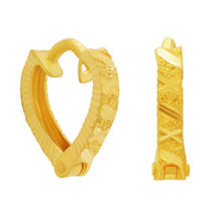 Effortlessly Chic 22K Gold Hoop Earrings