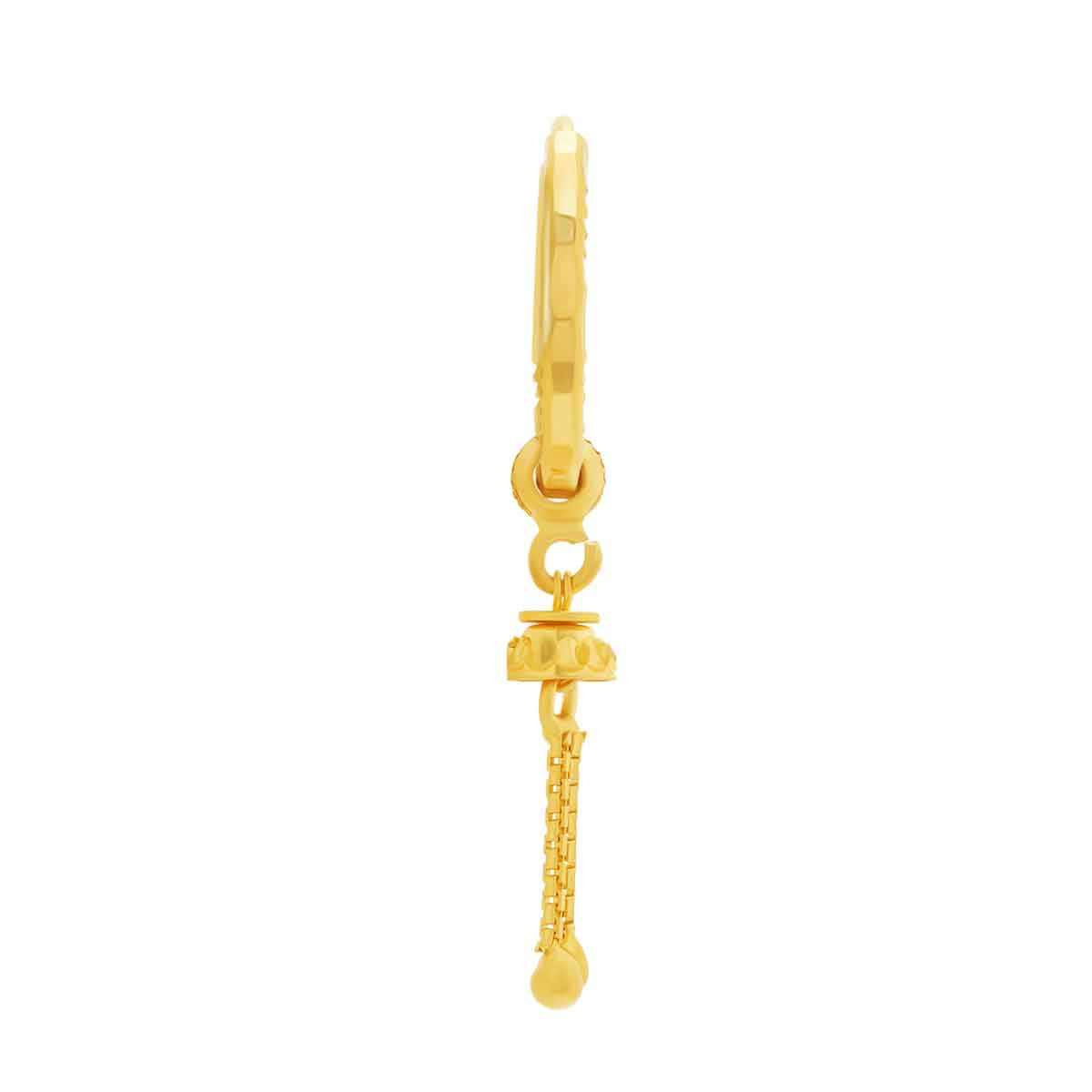 22K Contemporary Elegance Hoops for Daily Shine