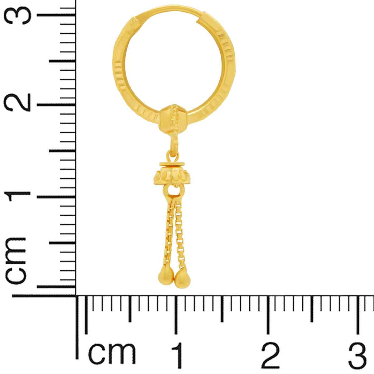 22K Contemporary Elegance Hoops for Daily Shine