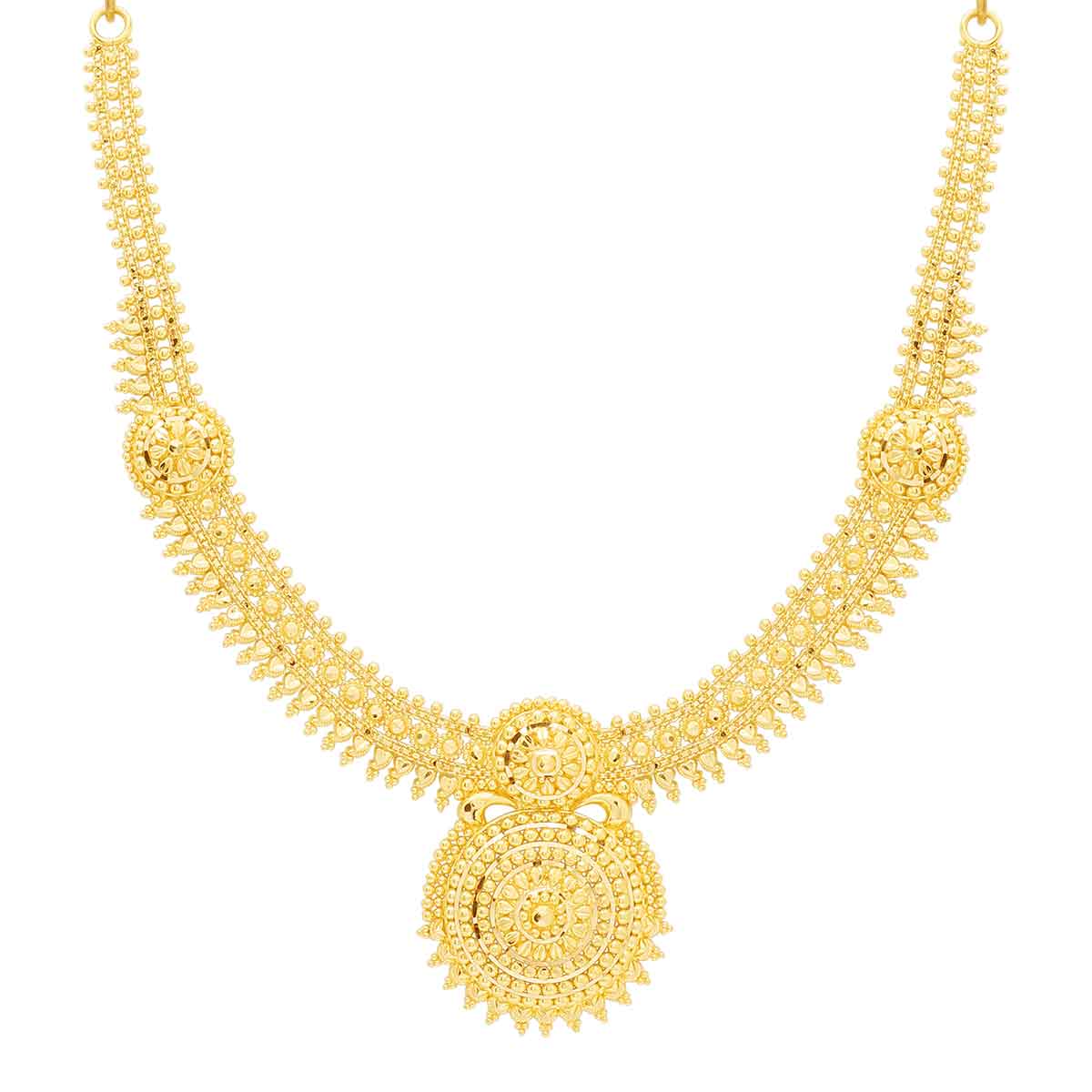 Marvelous Glow Gold Short Necklace
