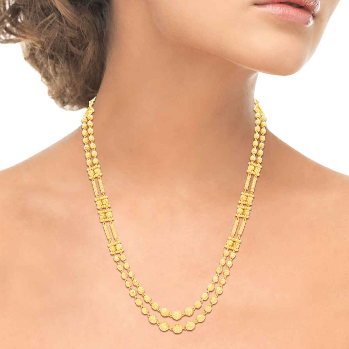 Delicate Poise Gold Layer Necklace