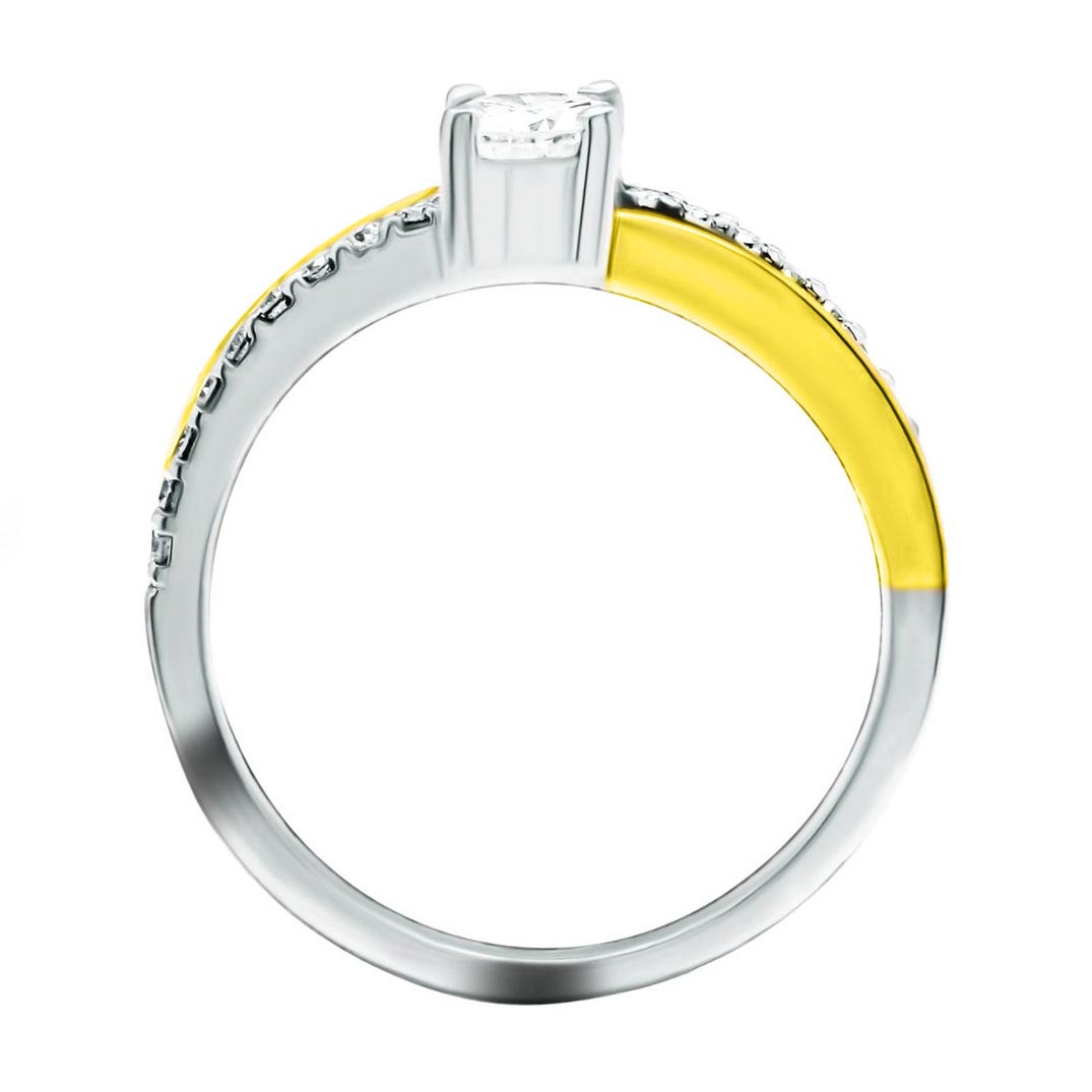 Premium Elegance Diamond Couple Band