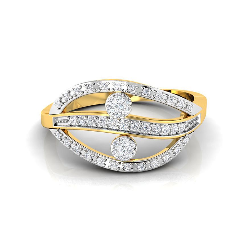 Bold Modern Diamond Engagement Ring for Women