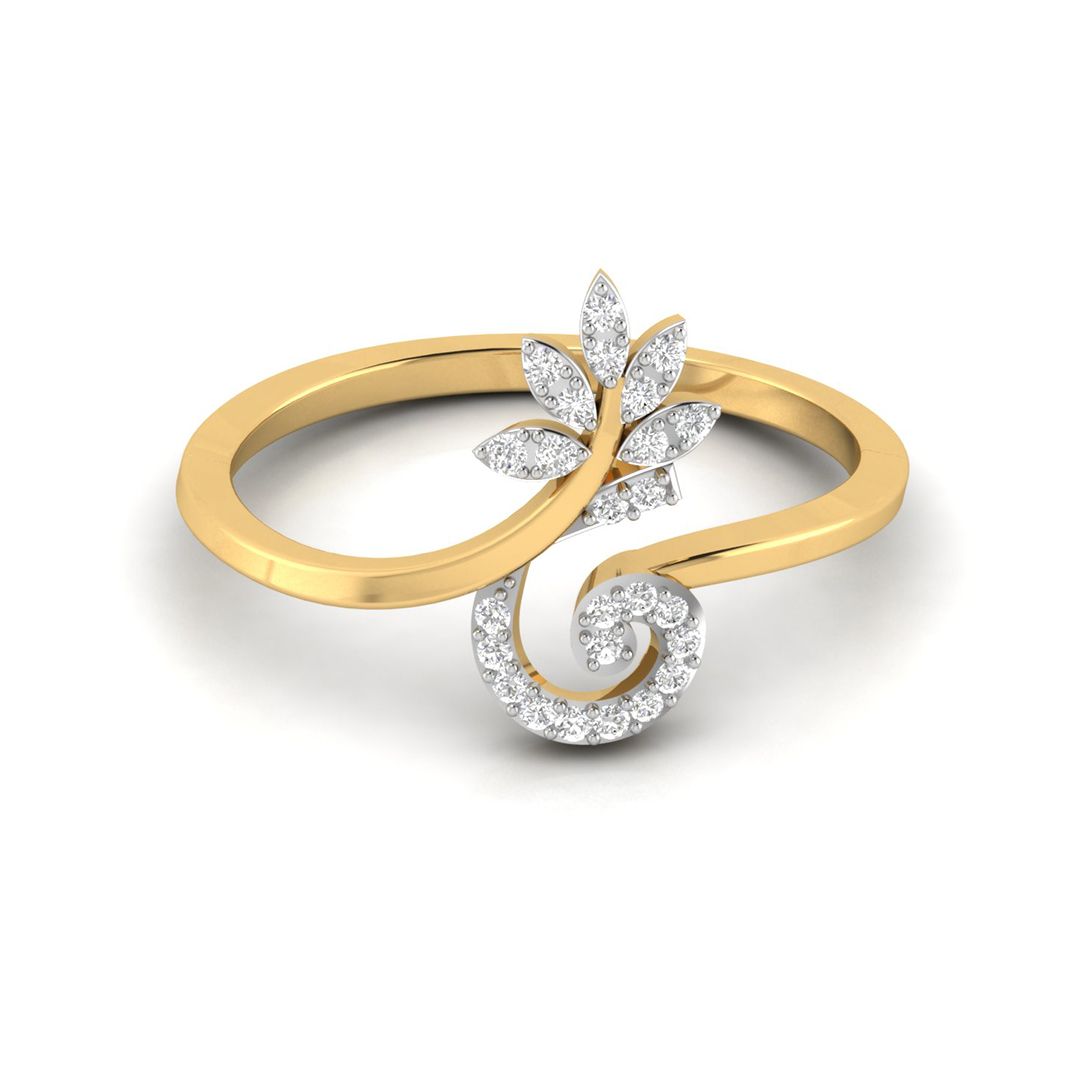 Dazzling Petal Grace Diamond Ring for Women